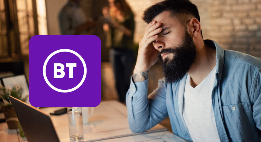 Man Stressed Because of BT's Website Builder Closing